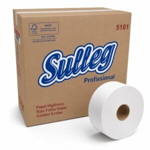 Papel Higienico Rolão Folha Dupla 250 Metros - Smart Profline