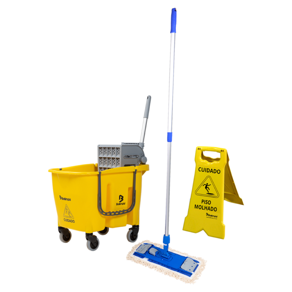 Kit Doblô 30 Flex Mop Plano Bralimpia