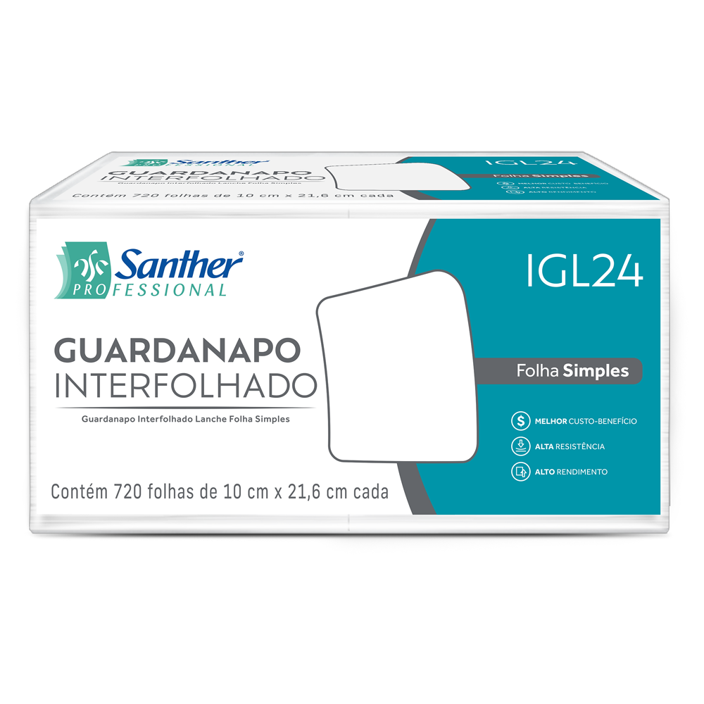 Guardanapo Interfolhado Inovatta Folha Simples IGL24 – Santher