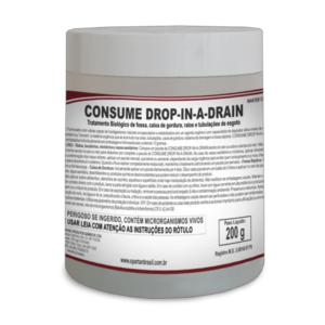 Consume Drop-In-A-Drain – Tratamento biológico para ralos e esgotos