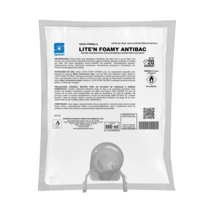 Álcool Espuma Lite’n Foamy Antibac Spartan 600ml – Higienização Eficiente e Cuidado com a Pele