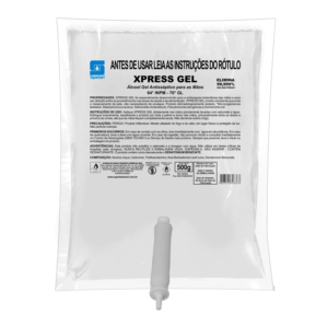 Álcool Gel Xpress Refil 500g Spartan – Higienização e Hidratação