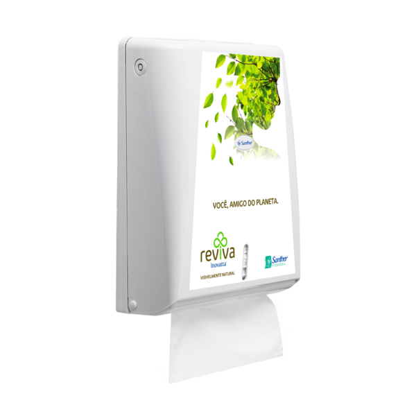 Dispenser Papel Toalha Interfolha - DTD10 REVIVA Dispenser Papel Toalha Interfolha - DTD10 REVIVA