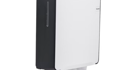 Dispenser Papel Toalha Interfolha Quartz Preto Santher - DQT20