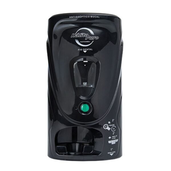 Dispenser 3 em 1 Preto - Hálito Puro