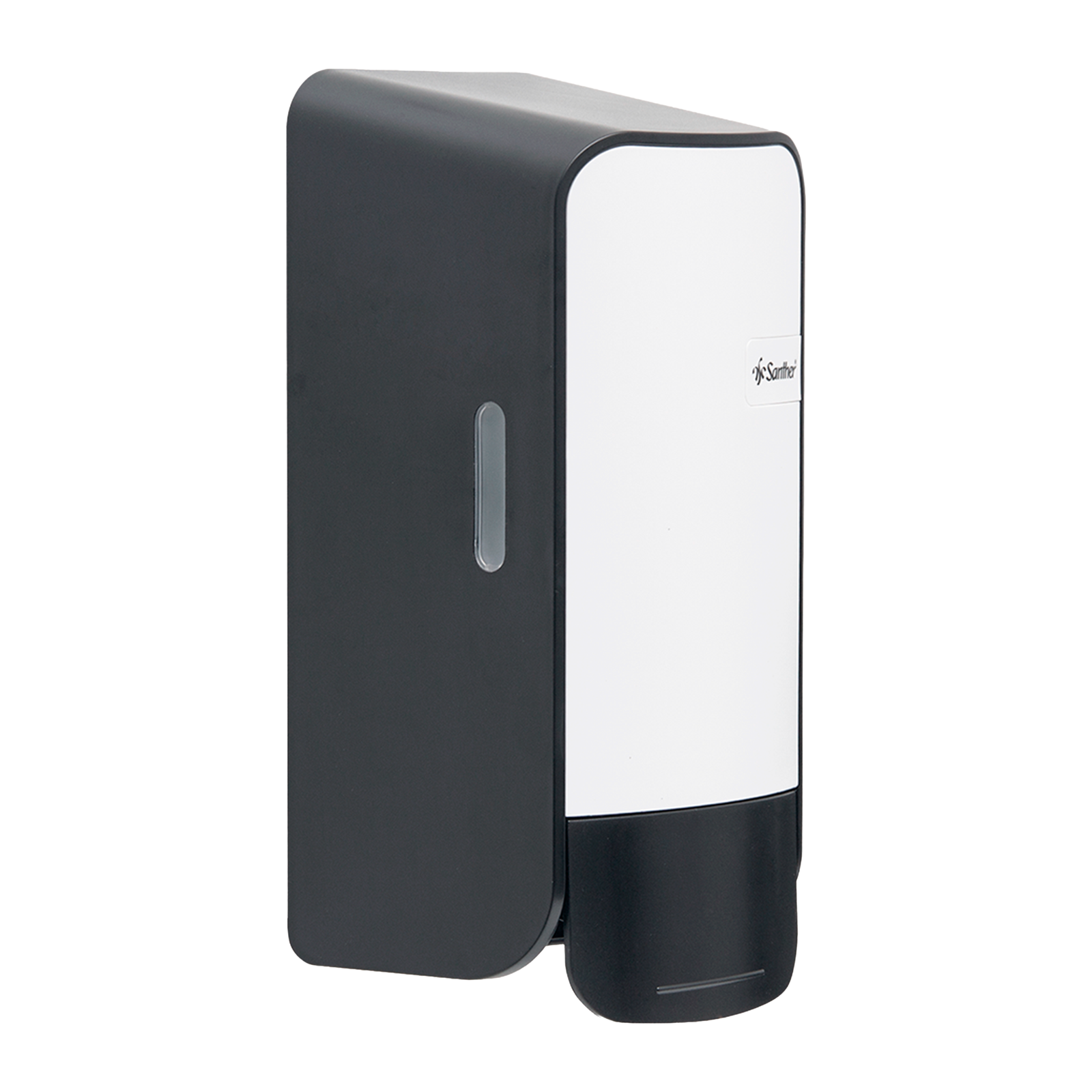 DQF20 - Saboneteira para Sabonete Espuma e Álcool Gel Quartz Preto Santher