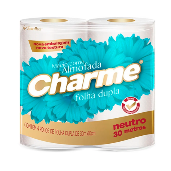 HCH44 - Papel Higiênico Folha Dupla CHARME HCH44 - Papel Higiênico Folha Dupla CHARME